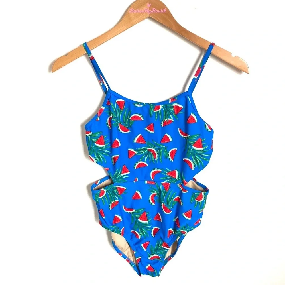 Old Navy Watermelon swimsuit, Size‎ 14